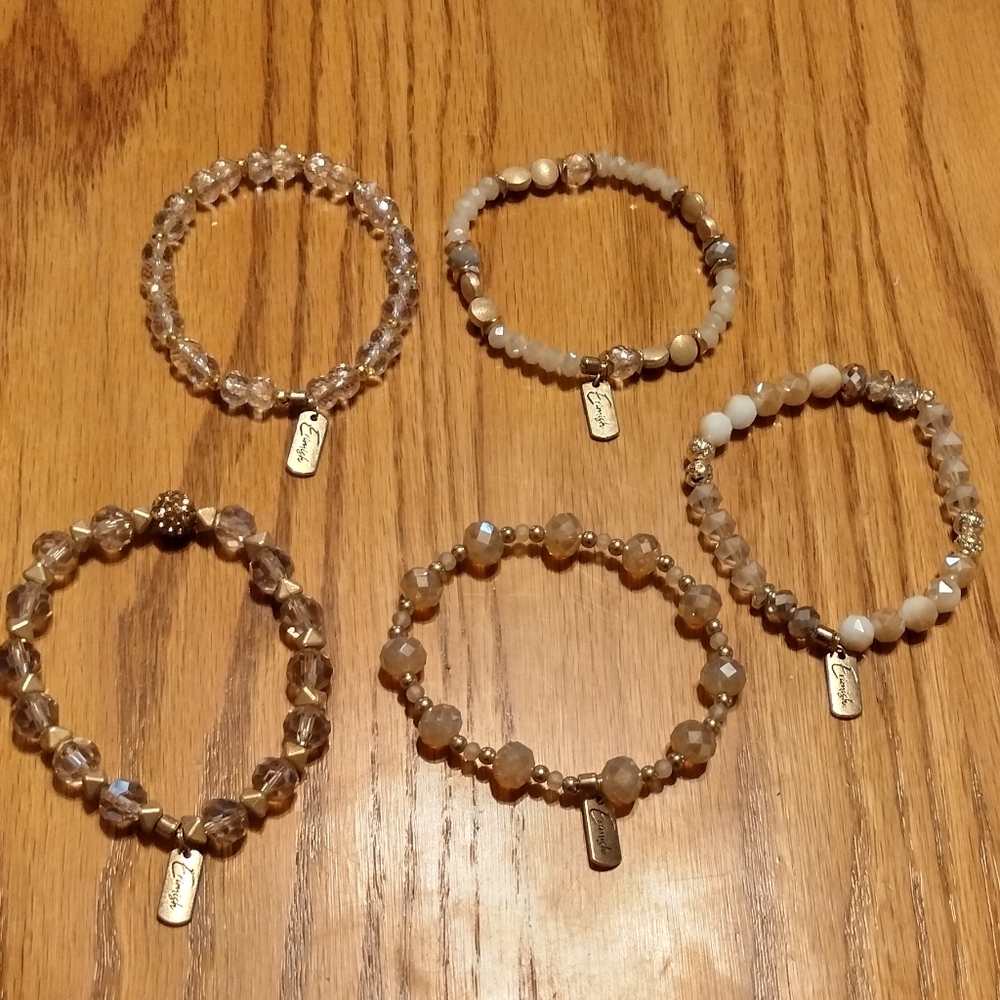 Lot of 5 Erimish designer bracelets